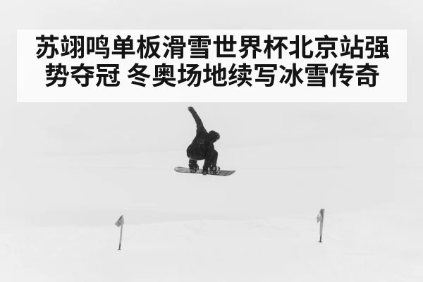 苏翊鸣单板滑雪世界杯北京站强势夺冠 冬奥场地续写冰雪传奇